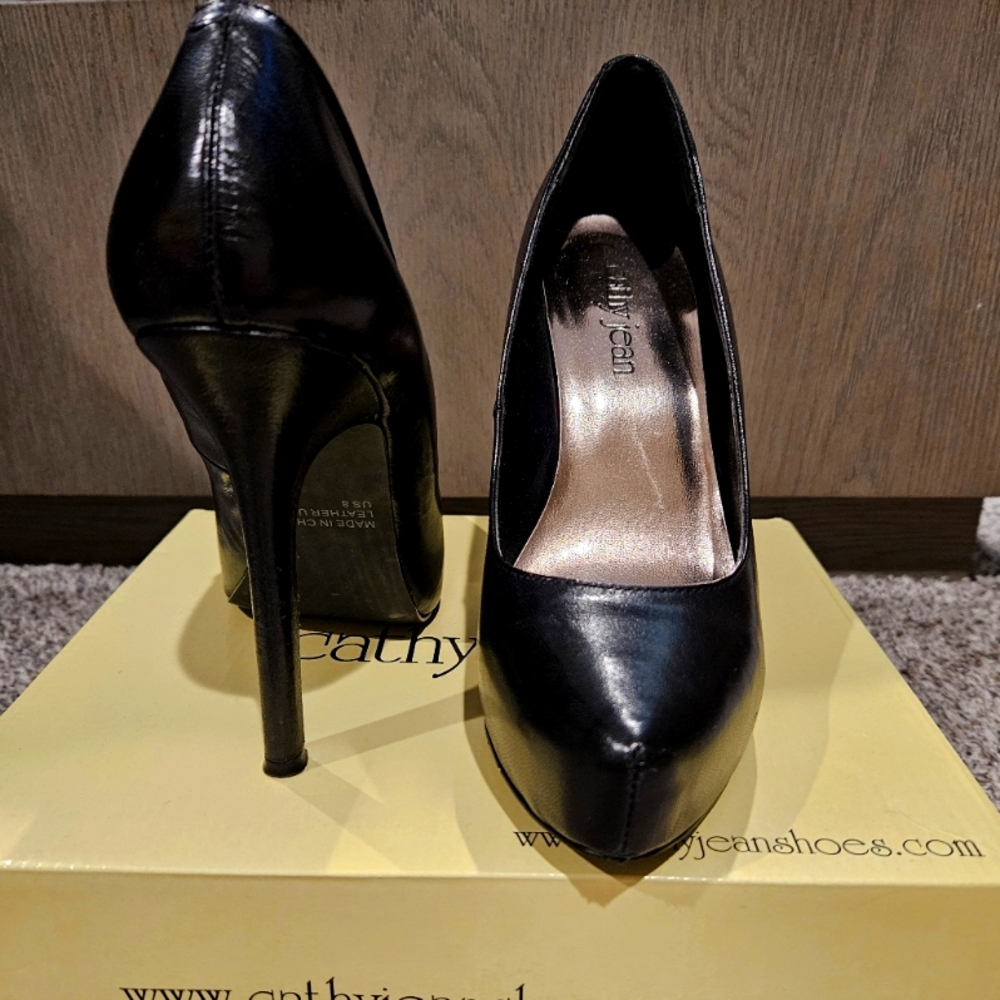 Black Cathy Jean Heel